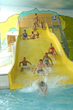 Gelbe Rutsche im Jordanbad | Blogbeitrag | Hotel Adler